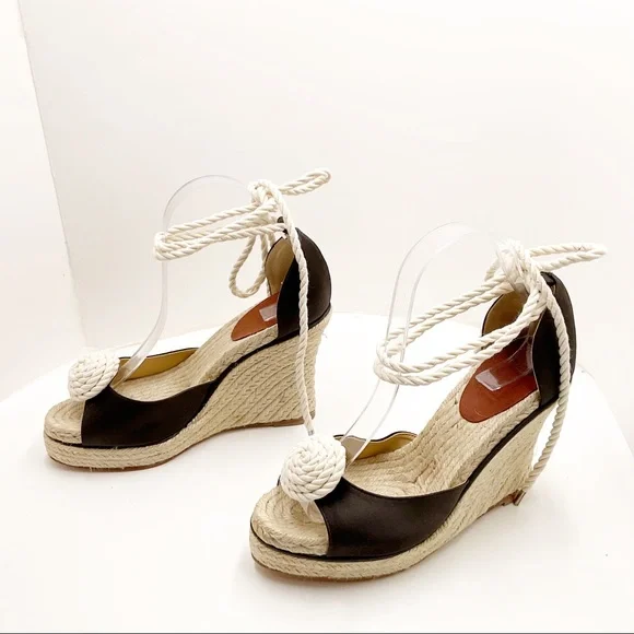 🆕{Kate Spade} Lace-Up Wedge Espadrilles - Picture 4 of 15